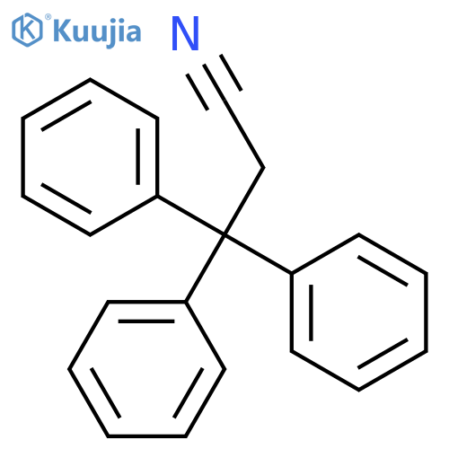 3,3,3 Triphenylpropionitrile structure