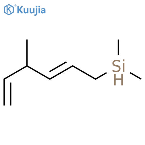 Silane, dimethyl(4-methyl-2,5-hexadienyl)- structure