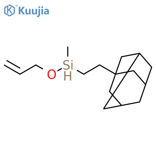 Silane, methyl(2-propenyloxy)(2-tricyclo[3.3.1.13,7]dec-1-ylethyl)- structure