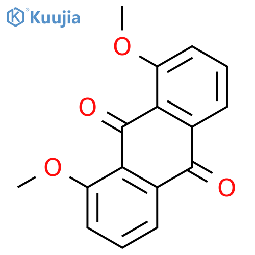1,8-Dimethoxyanthraquinone structure