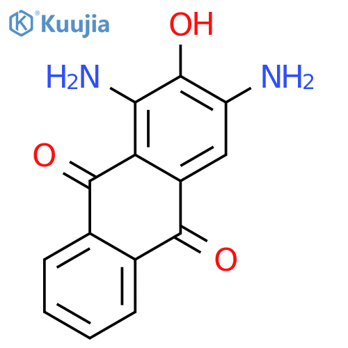 9,10-Anthracenedione,1,3-diamino-2-hydroxy- structure