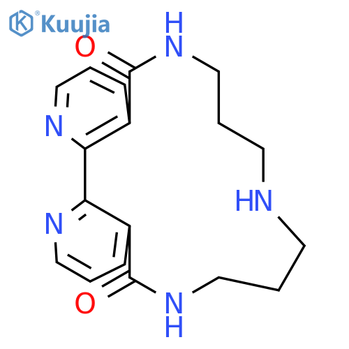 5H-DIPYRIDO[3,2-K:2',3'-M][1,5,9]TRIAZACYCLOPENTADECINE-5,15(6H)-DIONE, 7,8,9,10,11,12,13,14-OCTAHYDRO- structure
