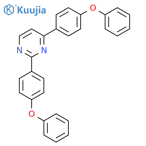 Pyrimidine, 2,4-bis(4-phenoxyphenyl)- structure