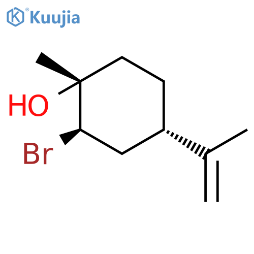 CYCLOHEXANOL, 2-BROMO-1-METHYL-4-(1-METHYLETHENYL)-, (1R,2R,4S)- structure