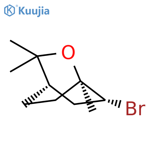 2-OXABICYCLO[2.2.2]OCTANE, 6-BROMO-1,3,3-TRIMETHYL-, (1R,4S,6R)- structure