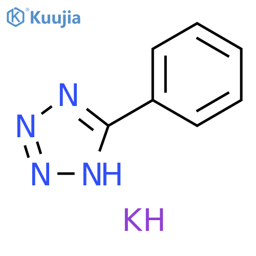 2H-Tetrazole, 5-phenyl-, potassium salt (1:1) structure