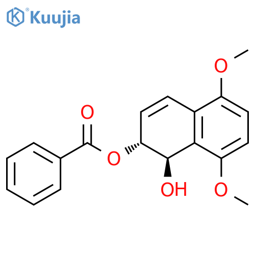 1,2-Naphthalenediol, 1,2-dihydro-5,8-dimethoxy-, 2-benzoate,(1R,2R)-rel- structure