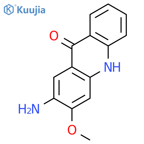 9(10H)-Acridinone, 2-amino-3-methoxy- structure