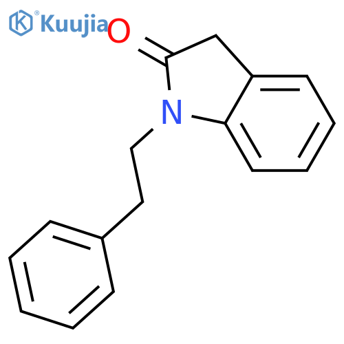 2H-Indol-2-one, 1,3-dihydro-1-(2-phenylethyl)- structure