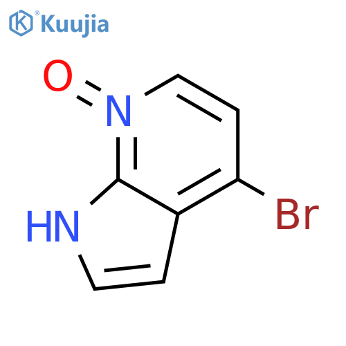4-Bromo-1H-pyrrolo2,3-Bpyridine 7-Oxide structure