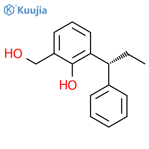 BENZENEMETHANOL, 2-HYDROXY-3-[(1R)-1-PHENYLPROPYL]- structure