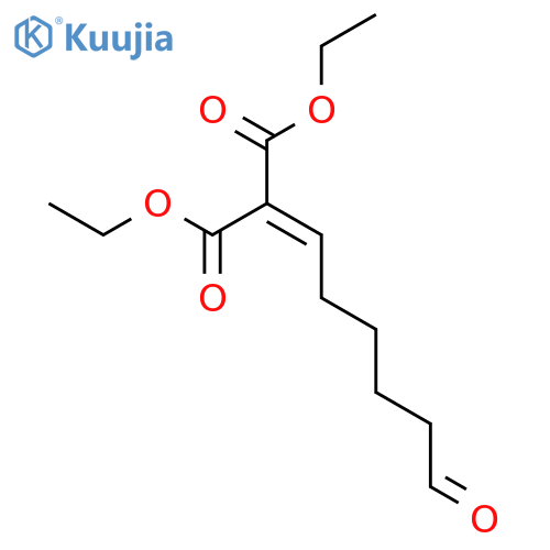 PROPANEDIOIC ACID, (6-OXOHEXYLIDENE)-, DIETHYL ESTER structure