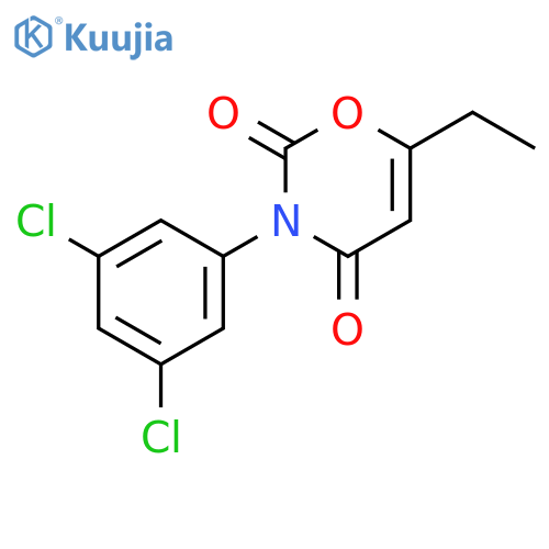 2H-1,3-OXAZINE-2,4(3H)-DIONE, 3-(3,5-DICHLOROPHENYL)-6-ETHYL- structure