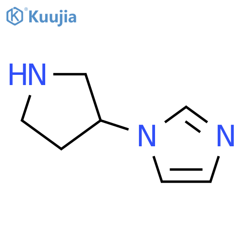 1-(Pyrrolidin-3-yl)-1H-imidazole structure