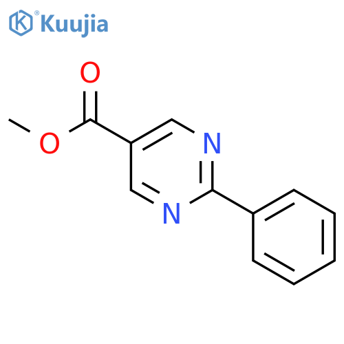 methyl 2-phenylpyrimidine-5-carboxylate structure