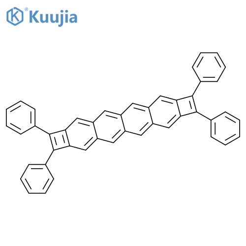 DICYCLOBUTA[B,K]NAPHTHACENE, 1,2,7,8-TETRAPHENYL- structure
