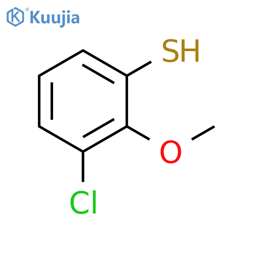 3-chloro-2-methoxybenzene-1-thiol structure