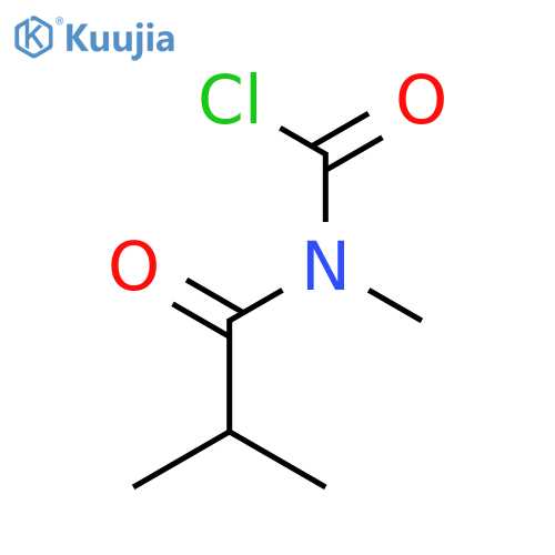 Carbamic chloride, methyl(2-methyl-1-oxopropyl)- structure