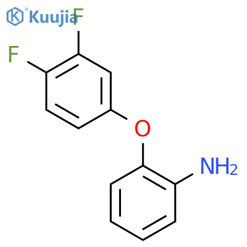 2-(3,4-difluorophenoxy)-Benzenamine structure