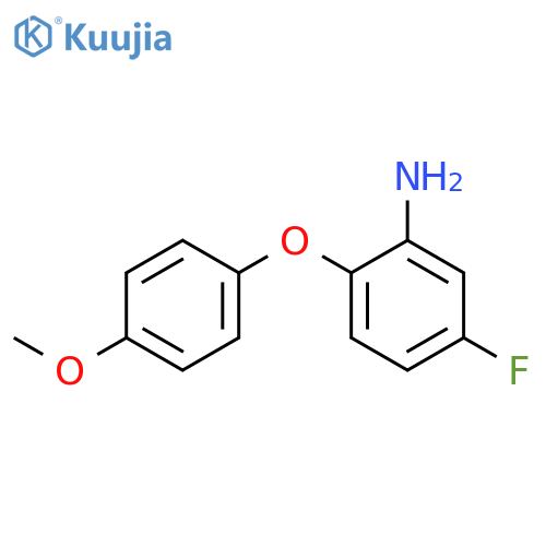 5-fluoro-2-(4-methoxyphenoxy)aniline structure