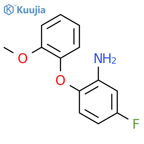 5-Fluoro-2-(2-methoxyphenoxy)phenylamine structure