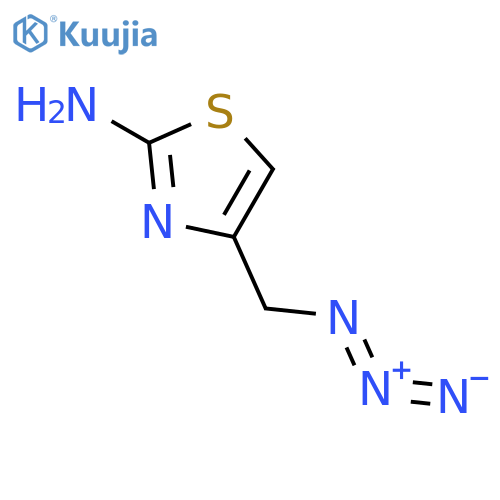 4-(Azidomethyl)-2-thiazolamine structure