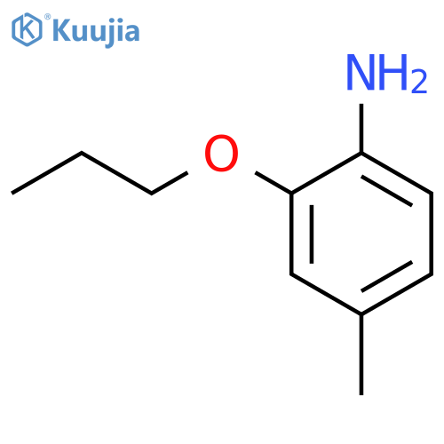 4-methyl-2-propoxyaniline structure