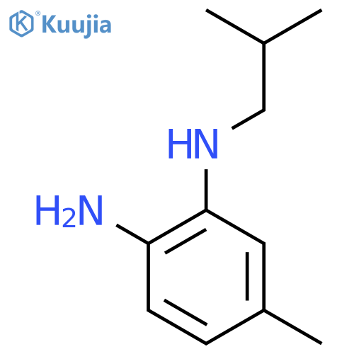 5-methyl-N1-(2-methylpropyl)benzene-1,2-diamine structure
