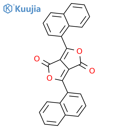 1H,4H-FURO[3,4-C]FURAN-1,4-DIONE, 3,6-DI-1-NAPHTHALENYL- structure