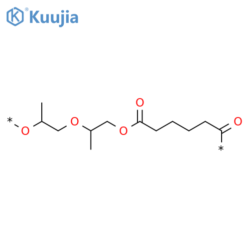 POLY[OXY(METHYL-1,2-ETHANEDIYL)OXY(METHYL-1,2-ETHANEDIYL)OXY(1,6-DIOXO-1,6-HEXANEDIYL)] structure