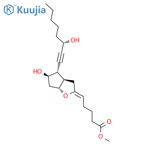 Prost-5-en-13-yn-1-oicacid, 6,9-epoxy-11,15-dihydroxy-, methyl ester, (5Z,9a,11a,15S)- (9CI) structure