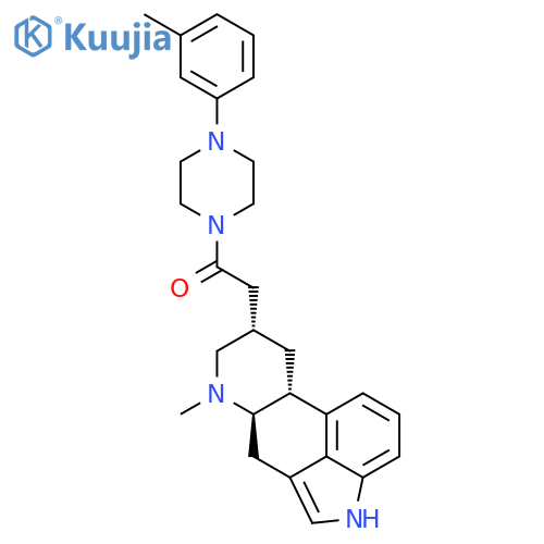 Piperazine, 1-[[(8b)-6-methylergolin-8-yl]acetyl]-4-(3-methylphenyl)- structure