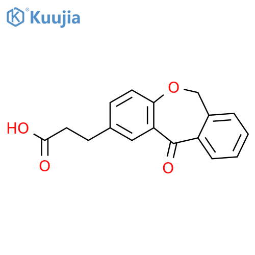 Dibenz[b,e]oxepin-2-propanoic acid, 6,11-dihydro-11-oxo- structure