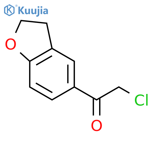 5-Chloroacetyl-2,3-dihydrobenzofuran structure