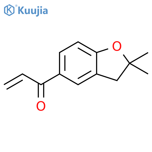 2-Propen-1-one, 1-(2,3-dihydro-2,2-dimethyl-5-benzofuranyl)- structure