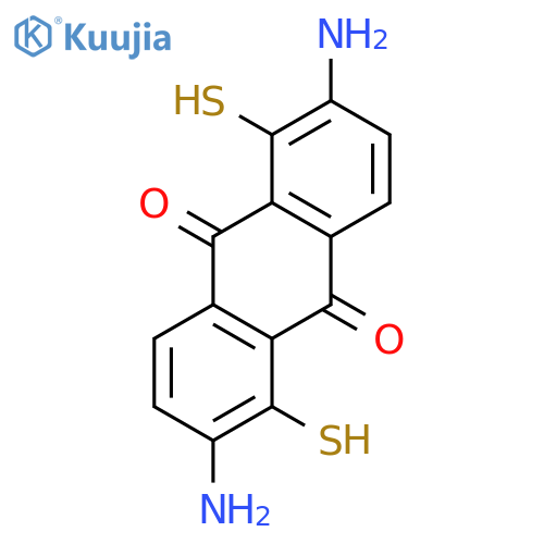 9,10-Anthracenedione,2,6-diamino-1,5-dimercapto- structure