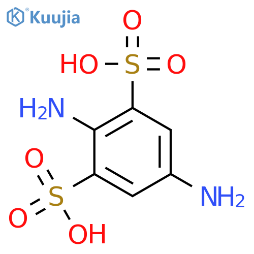 2,5-Diamino-1,3-benzenedisulfonic Acid structure