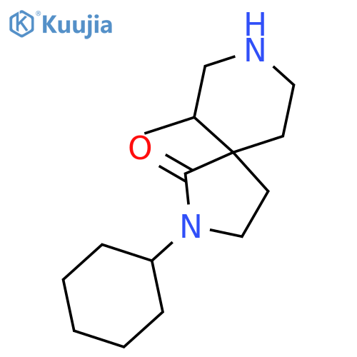 2,8-Diazaspiro[4.5]decan-1-one, 2-cyclohexyl-6-methyl- structure
