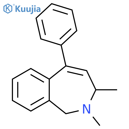 1H-2-Benzazepine, 2,3-dihydro-2,3-dimethyl-5-phenyl- structure