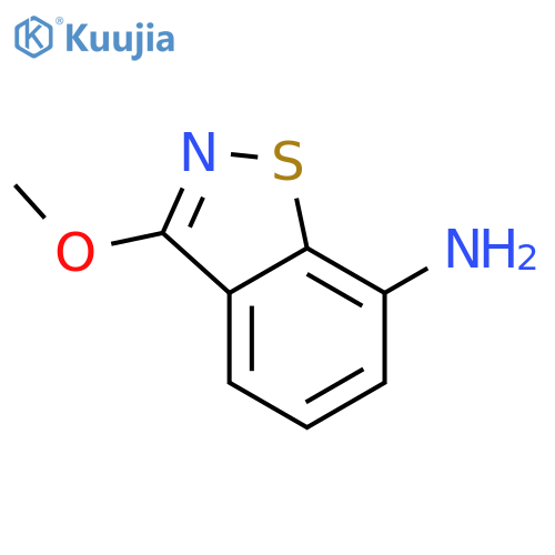 1,2-Benzisothiazol-7-amine,3-methoxy- structure