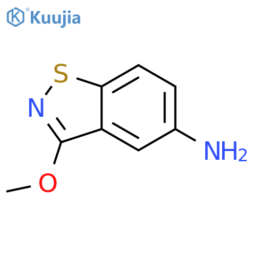 1,2-Benzisothiazol-5-amine,3-methoxy- structure