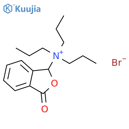 1-Isobenzofuranaminium, 1,3-dihydro-3-oxo-N,N,N-tripropyl-, bromide structure