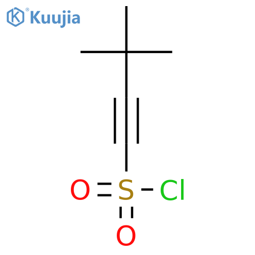 1-Butyne-1-sulfonyl chloride, 3,3-dimethyl- structure