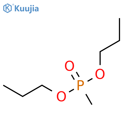 Phosphonic acid, methyl-, dipropyl ester structure