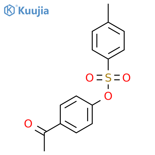 Ethanone, 1-[4-[[(4-methylphenyl)sulfonyl]oxy]phenyl]- structure