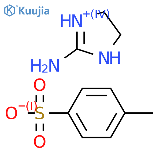 2-Amino-4,5-dihydro-1H-imidazol-3-ium 4-methylbenzene-1-sulfonate structure