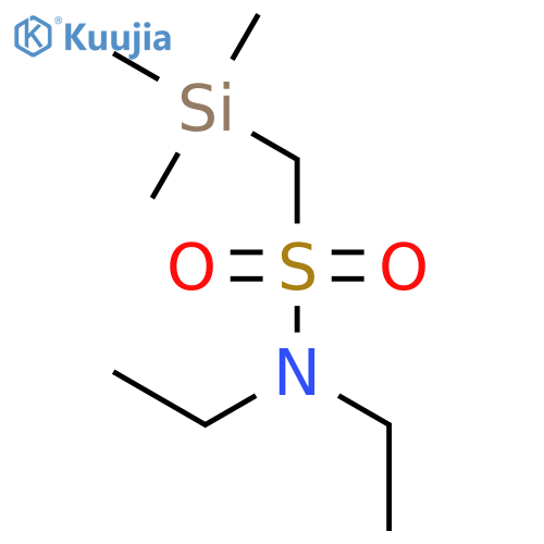 Methanesulfonamide, N,N-diethyl-1-(trimethylsilyl)- structure