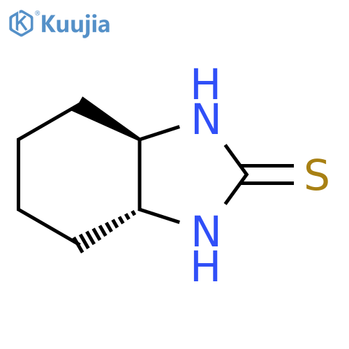 (3AR,7aR)-octahydro-1H-1,3-benzodiazole-2-thione structure