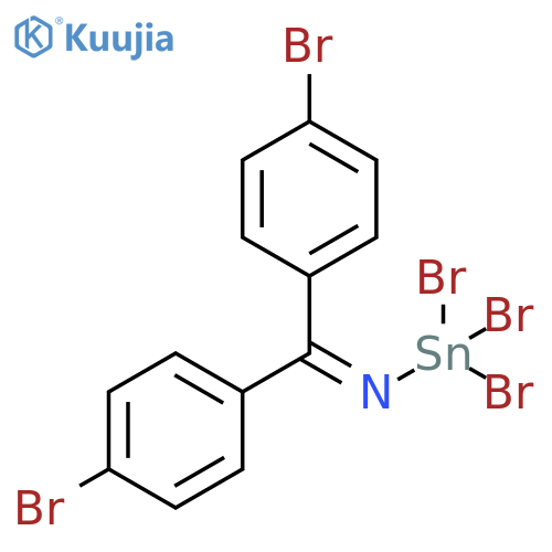 Stannanamine, N-[bis(4-bromophenyl)methylene]-1,1,1-tribromo- structure