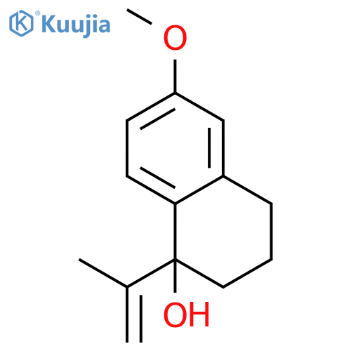 1-Naphthalenol, 1,2,3,4-tetrahydro-6-methoxy-1-(1-methylethenyl)- structure